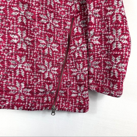 Talbots Polyester Hooded Snowflake Pullover - Picture 4 of 5